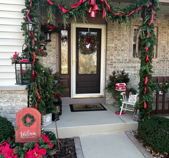 créer une décoration de Noël extérieure qui plaira aux petits