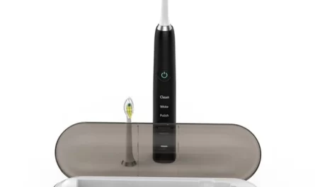 an electric toothbrush