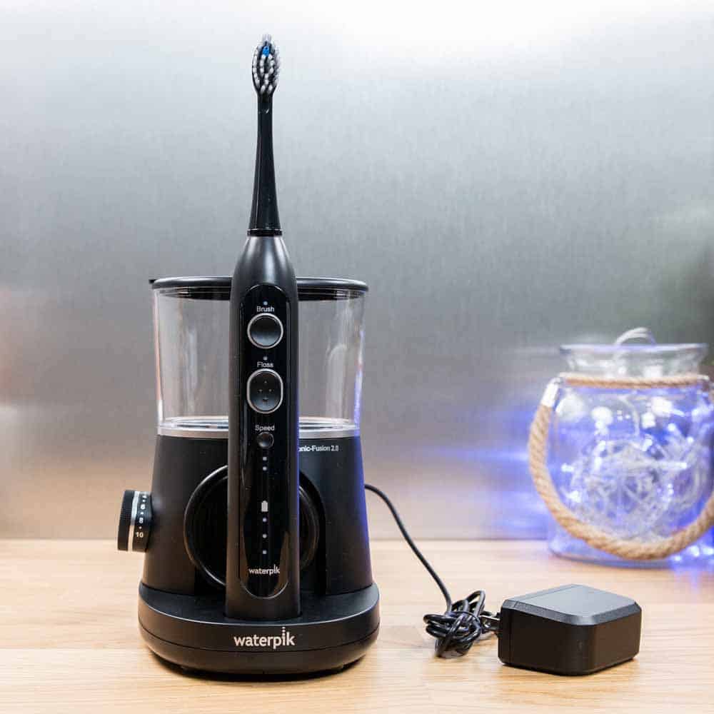 waterpik sonic fusion flossing electric toothbrush