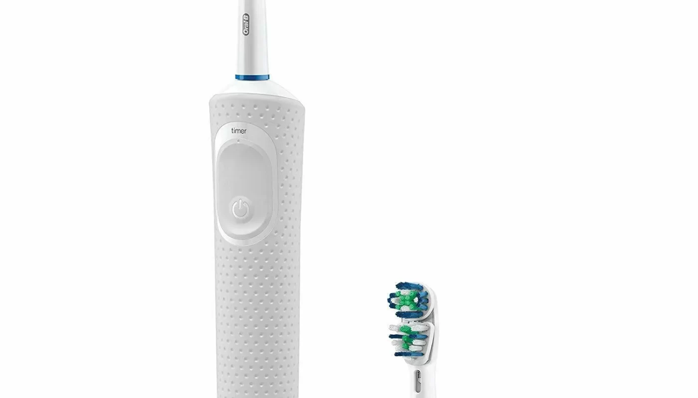 an electric toothbrush