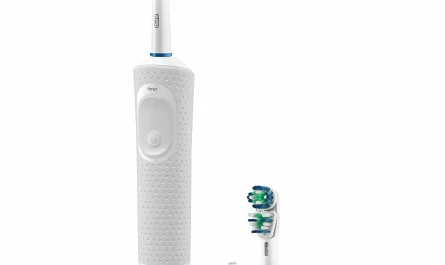 an electric toothbrush