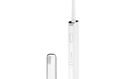 an electric toothbrush