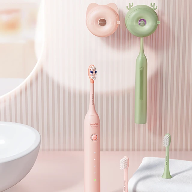 an electric toothbrush