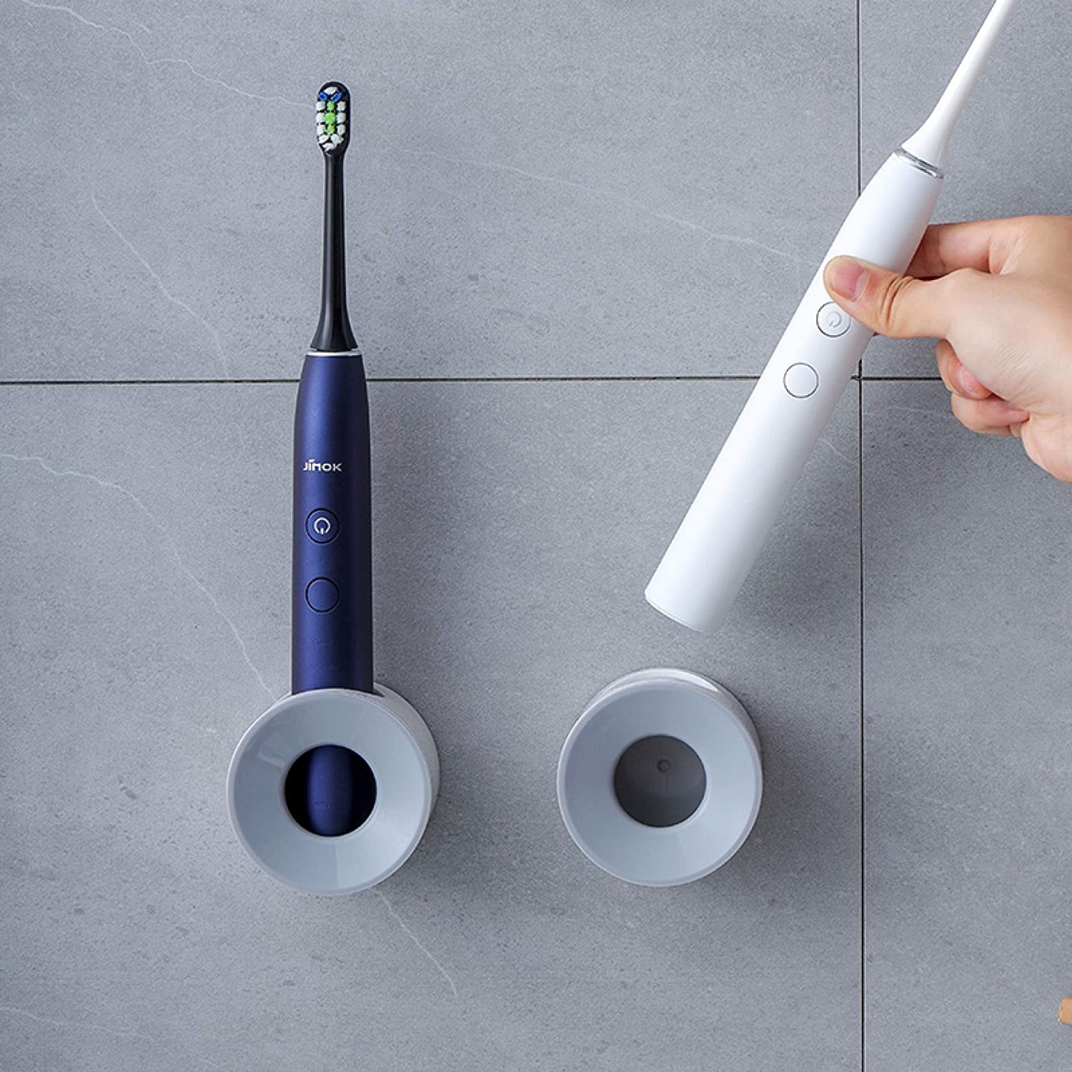 an electric toothbrush