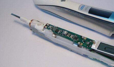 an electric toothbrush